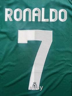 2012/13 Real Madrid Third Away L/S Shirt Jersey UCL No. 7 Ronaldo Size 2XL