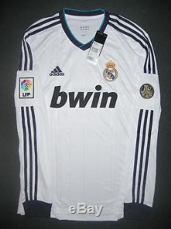 2012/2013 Adidas Real Madrid Cristiano Ronaldo Long Sleeve Jersey Shirt LS Home