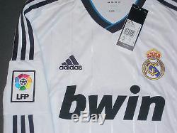 2012/2013 Adidas Real Madrid Cristiano Ronaldo Long Sleeve Jersey Shirt LS Home