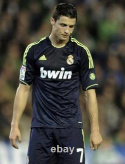 2012 2013 Real Madrid Away Jersey #7 Ronaldo LARGE adidas Soccer La Liga BNWT
