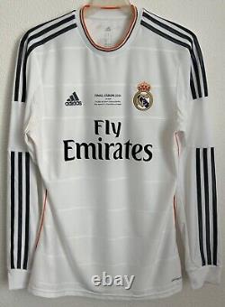 2013/14 Adidas Real Madrid Sergio Ramos Long Sleeve Jersey M UCL Final shirt kit