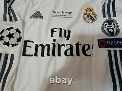 2013-14 Real MADRID Home L/S No. 7 RONALDO UCL 2014 UEFA FINAL Jersey Shirt