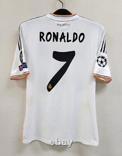 2013-14 Real MADRID Home S/S No. 7 RONALDO UCL 2014 UEFA FINAL Jersey Shirt