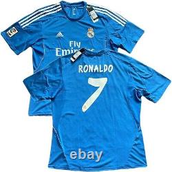 2013/14 Real Madrid Away Jersey #7 RONALDO XL Adidas Soccer LOS BLANCOS CR7 NEW