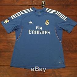 2013/14 Real Madrid Away Jersey #7 RONALDO XL Adidas Soccer LOS BLANCOS CR7 NEW