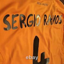 2013/14 Real Madrid Third Jersey #4 Sergio Ramos Large Football LOS BLANCOS NEW