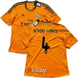 2013/14 Real Madrid Third Jersey #4 Sergio Ramos XL Football LOS BLANCOS NEW