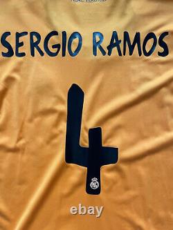 2013/14 Real Madrid Third Jersey #4 Sergio Ramos XL Football LOS BLANCOS NEW