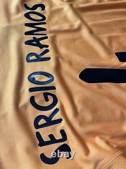 2013/14 Real Madrid Third Jersey #4 Sergio Ramos XL Football LOS BLANCOS NEW