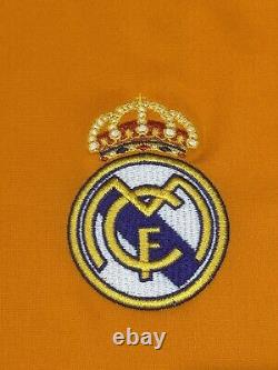 2013/14 Real Madrid Third Jersey #7 RONALDO Medium Adidas Soccer CR7 Orange Kit
