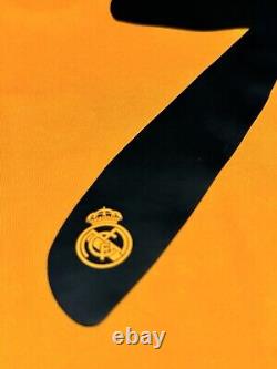 2013/14 Real Madrid Third Jersey #7 RONALDO Medium Adidas Soccer CR7 Orange Kit