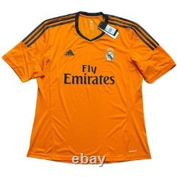 2013/14 Real Madrid Third Jersey #7 Ronaldo XL adidas Soccer Orange 3rd Kit