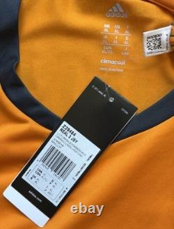 2013/14 Real Madrid Third Jersey #7 Ronaldo XL adidas Soccer Orange 3rd Kit