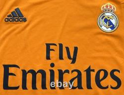 2013/14 Real Madrid Third Jersey #7 Ronaldo XL adidas Soccer Orange 3rd Kit