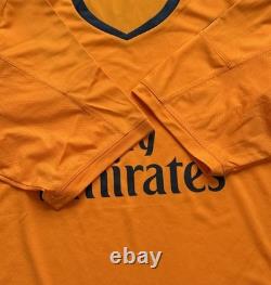 2013/14 Real Madrid Third Jersey #7 Ronaldo XL adidas Soccer Orange 3rd Kit