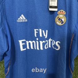 2013/2014 Adidas Real Madrid Cristiano Ronaldo Away Blue Jersey Shirt BNWT XL