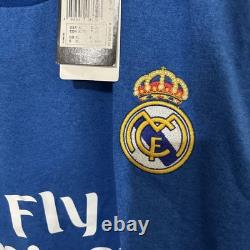 2013/2014 Adidas Real Madrid Cristiano Ronaldo Away Blue Jersey Shirt BNWT XL
