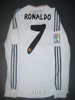 2013/2014 Adidas Real Madrid Cristiano Ronaldo Long Sleeve Kit Jersey Shirt