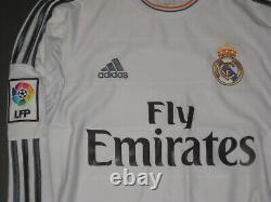 2013/2014 Adidas Real Madrid Cristiano Ronaldo Long Sleeve Kit Jersey Shirt