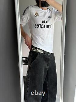 2013 Real Madrid Home Soccer Kit Youth #4 Sergio Ramos Adidas Soccer Jersey
