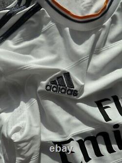 2013 Real Madrid Home Soccer Kit Youth #4 Sergio Ramos Adidas Soccer Jersey