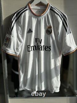 2013 Real Madrid Home Soccer Kit Youth #4 Sergio Ramos Adidas Soccer Jersey