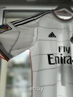 2013 Real Madrid Home Soccer Kit Youth #4 Sergio Ramos Adidas Soccer Jersey