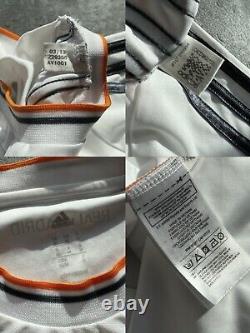 2013 Real Madrid Home Soccer Kit Youth #4 Sergio Ramos Adidas Soccer Jersey