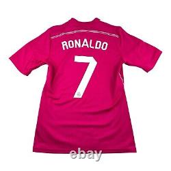 2014-15 Adidas Real Madrid Away Soccer Jersey Cristiano Ronaldo Men's Medium Kit