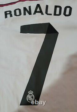 2014-15 Real MADRID Home L/S No. 7 RONALDO 14-15 RMCF UEFA CL jersey shirt