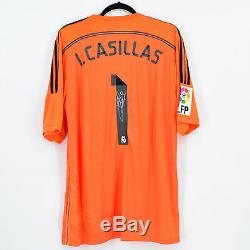 2014-15 Real Madrid Goalkeeper Shirt #1 I. CASILLAS Signed Jersey