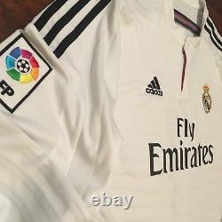 2014/15 Real Madrid Home Jersey #11 BALE 2XL ADIDAS Long Sleeve LOS BLANCOS NEW