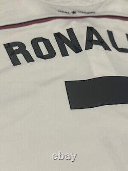 2014/15 Real Madrid Home Jersey #7 RONALDO XL Adidas Long Sleeve CR7 NEW