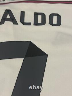 2014/15 Real Madrid Home Jersey #7 RONALDO XL Adidas Long Sleeve CR7 NEW