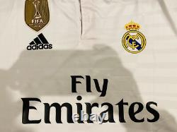 2014/15 Real Madrid Home L/S Shirt Jersey UCL No. 7 Ronaldo Size 2XL