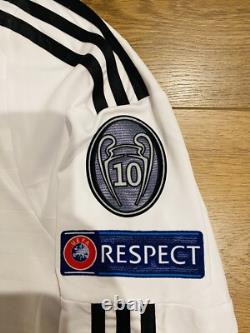2014/15 Real Madrid Home L/S Shirt Jersey UCL No. 7 Ronaldo Size 2XL