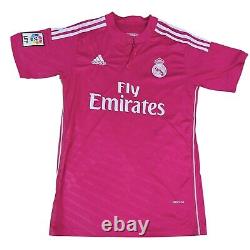 2014-2015 Adidas Authentic Real Madrid Cristiano Ronaldo Pink Jersey Medium Men