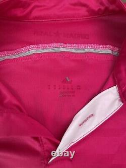 2014-2015 Adidas Authentic Real Madrid Cristiano Ronaldo Pink Jersey Medium Men