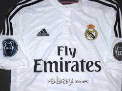 2014-2015 Adidas Real Madrid Cristiano Ronaldo Champions League Kit Jersey Shirt