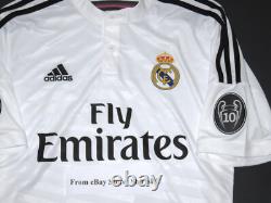 2014-2015 Adidas Real Madrid Cristiano Ronaldo Champions League Kit Jersey Shirt