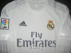 2014/2015 Adidas Real Madrid Cristiano Ronaldo Long Sleeve Jersey Shirt LS Home