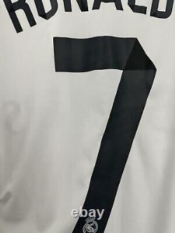 2014/2015 Adidas Real Madrid Cristiano Ronaldo Long Sleeve Kit Jersey Shirt