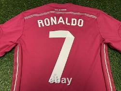 2014 2015 Real Madrid Ronaldo Jersey Shirt Kit Adidas Small S Pink Away 7