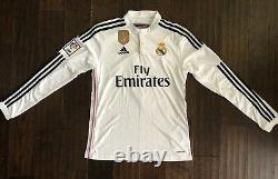 2014 FIFA World Champions RONALDO White ADIDAS Jersey REAL MADRID Pink SZ MEDIUM