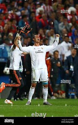 2014 Real Madrid UCL Final Kit Ronaldo Long Sleeve Size L
