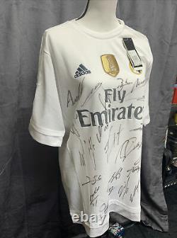 2014 World Champs Real Madrid Ronaldo Jersey Signed By 24 Players ABC Certified