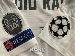 2015/16 Adidas Real Madrid Sergio Ramos UCL Final Long Sleeve Jersey shirt spain