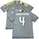 2015/16 Real Madrid Away Jersey #4 Sergio Ramos Medium Adidas Soccer NEW
