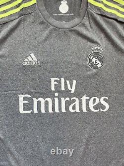 2015/16 Real Madrid Away Jersey #4 Sergio Ramos Medium Adidas Soccer NEW