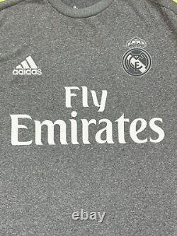 2015/16 Real Madrid Away Jersey #4 Sergio Ramos Medium Adidas Soccer NEW